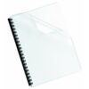100 Page de garde Transparente Pour Reliure A4 - 125 MICRONS