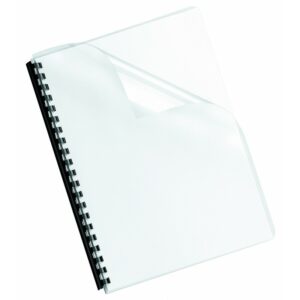 100 Page de garde Transparente Pour Reliure A4 - 125 MICRONS