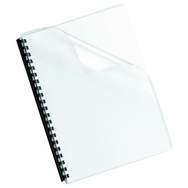 100 Page de garde Transparente Pour Reliure A4 - 125 MICRONS