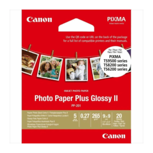 20x Papiers Photos Glossy Canon Photo Paper Plus PP-201 / Format Carré 9x9cm