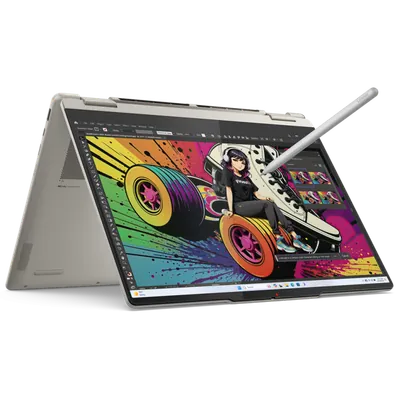Pc Portable Lenovo Yoga 7 2-in-1 14AKP10 / Ryzen AI 7 350 / 16 Go / 512 Go SSD / Windows 11 / Copilote+ PC / Coquillage