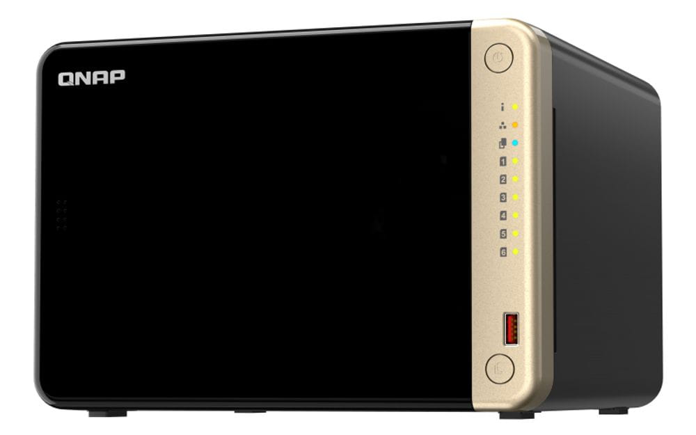 Serveur NAS QNAP TS-664-8G / INTEL CELERON N5095 / Noir