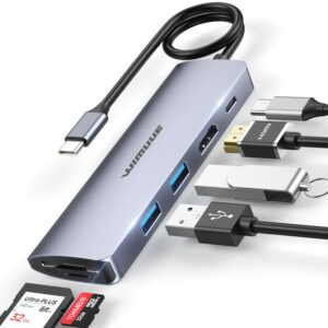 CONVERTISSEUR TYPE C + USB 3.0 TO 7EN1