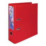 Classeur à levier OfficePlast Expert Dos 80mm / Rouge