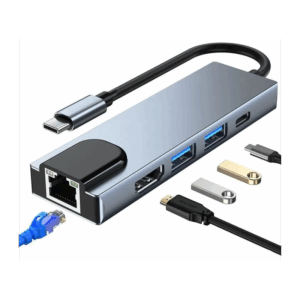 CONVERTISSEUR TYPE C+USB 3.0 TO 5EN1