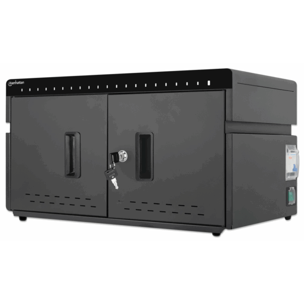 Armoire de chargement de bureau à 20 ports Manhattan / 360 W / Noir