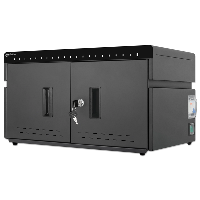 Armoire de chargement de bureau à 20 ports Manhattan / 360 W / Noir