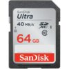 Carte mémoire SanDisk Ultra SDHC / 64 GO / CLASS 10