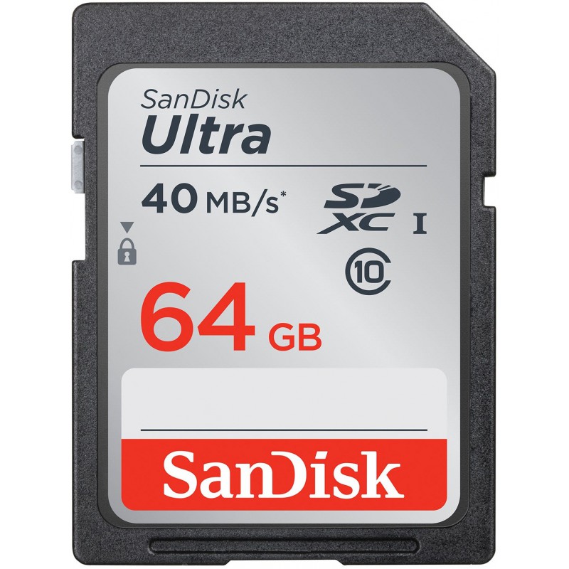 Carte mémoire SanDisk Ultra SDHC / 64 GO / CLASS 10