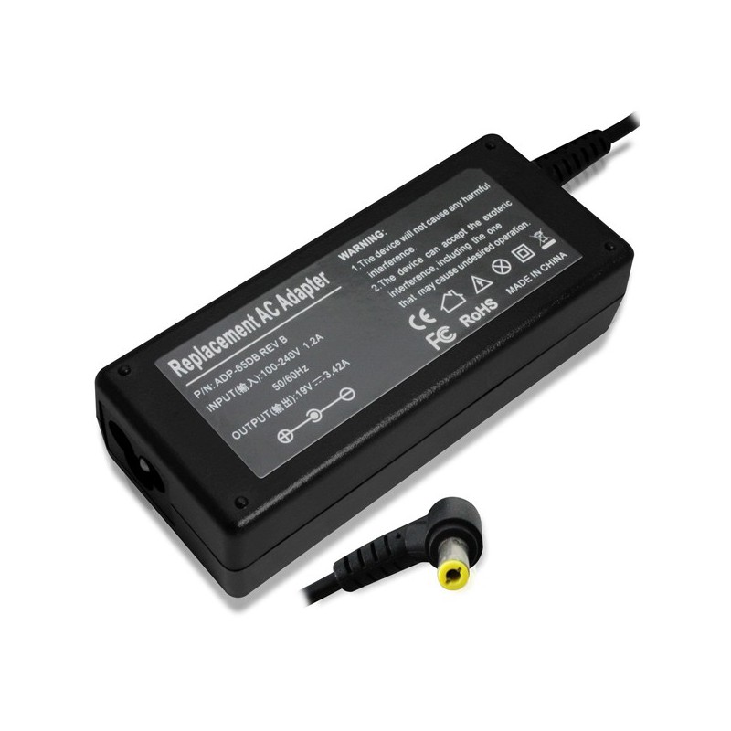 Chargeur ADAPTABLE pour Pc portable Acer 19V / 3.42A