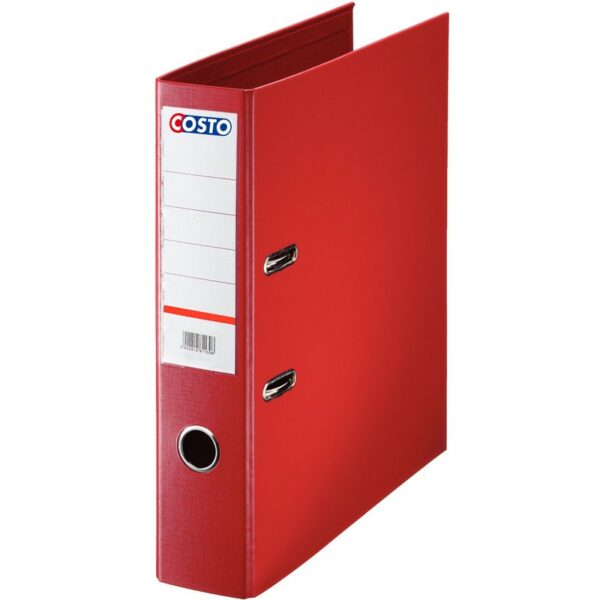 Classeur à levier COSTO Pro Dos 75 mm A4 / Rouge