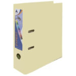 Classeur à levier EXPERT Dos 80 mm avec renfort métallique / Beige