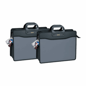 CONFERENCIER AVEC FERMETURE ZIP DELI / 460x390x30MM / NOIR