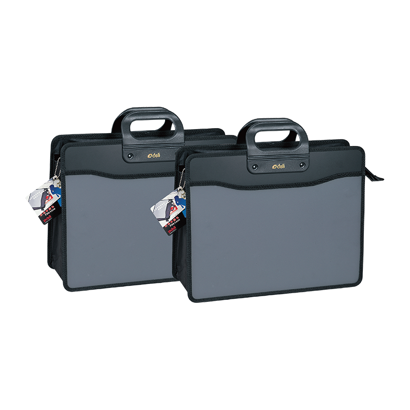 CONFERENCIER AVEC FERMETURE ZIP DELI / 460x390x30MM / NOIR