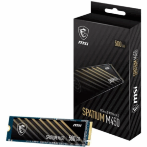 Disque Dur Interne SSD MSI SPATIUM M450 v1 PCIe 4.0 NVMe M.2 / 500 Go