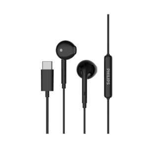 ECOUTEUR AVEC MICRO TYPE C / NOIR
