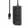 Hub USB 2.0 GEMBIRD 4 ports