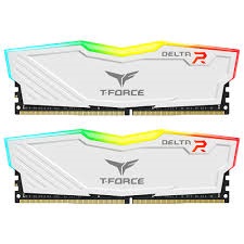 Barrettes Mémoire TeamGroup T-FORCE DELTA R WHITE UD-D4 8GO / 3600 Mhz