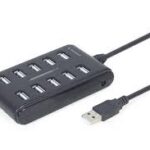 Hub USB 2.0 GEMBIRD 10 ports