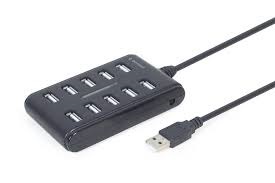 Hub USB 2.0 GEMBIRD 10 ports