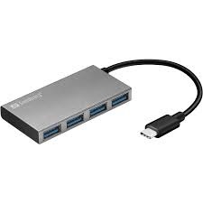 Hub USB-C vers USB 3.0 Sandberg 4 ports