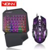 Ensemble MINI Clavier et Souris USB T-Wolf TF900 -RGB-
