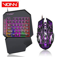Ensemble MINI Clavier et Souris USB T-Wolf TF900 -RGB-