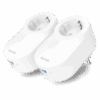 Kit d’adaptateur CPL de passage Tenda PH6 AV1000 Gigabit / Blanc