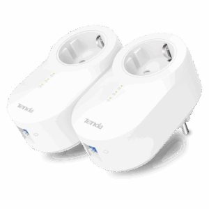 Kit d’adaptateur CPL de passage Tenda PH6 AV1000 Gigabit / Blanc