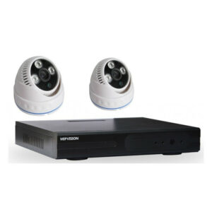 Kit DVR AHD 2 canaux + 2 Caméras MIPVISION Internes 5MP