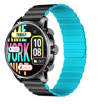 MONTRE CONNECTÉE KIESLECT CALLING WATCH KR 2 / NOIR Avec Casque Bluetooth P9 Bleu