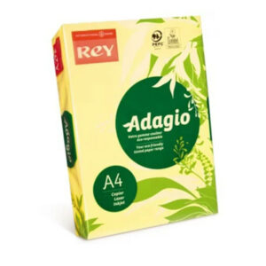 PAPIER COULEUR ADAGIO A4 / 80GR / JAUNE PASTEL