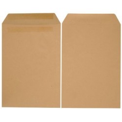 PAQUET DE 250 POCHETTES KRAFT 250X353 MM