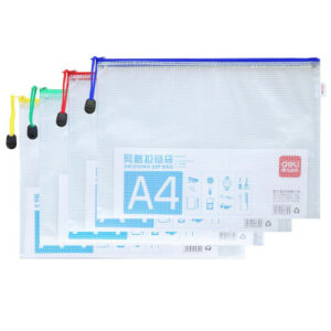 POCHETTE AVEC ZIP DELI / A4 / ASSORTIS
