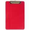 Porte Bloc à Pince Simple A4 / Rouge