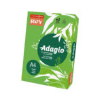 Rame Papier Rey ADAGIO Couleur / 500 Feuilles A4 / 80Gr / Vert Intense