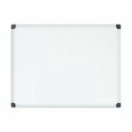 TABLEAU BLANC DELI MAGNETIQUE CADRE ALUUMINIUM / 45X60 CM