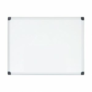 TABLEAU BLANC DELI MAGNETIQUE CADRE ALUUMINIUM / 45X60 CM