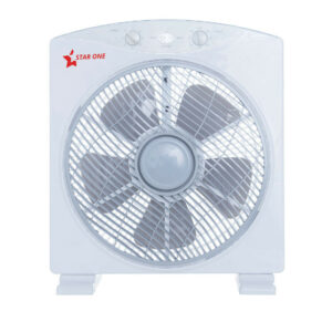 Ventilateur carré Star One avec Pieds / Blanc