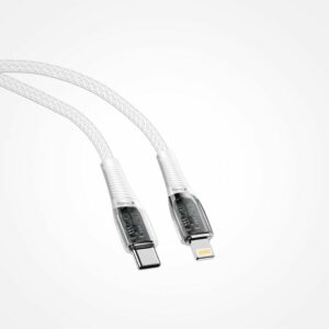 Câble de charge modèle IC-UC1634 Type-C - Iphone - Blanc