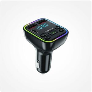 Lecteur MP3 de voiture sans fil multifonction avec lumière LED modèle IC-CM 2030