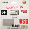 CLÉ USB ICONIX SE-9 USB 3.0/2.0 64 GB