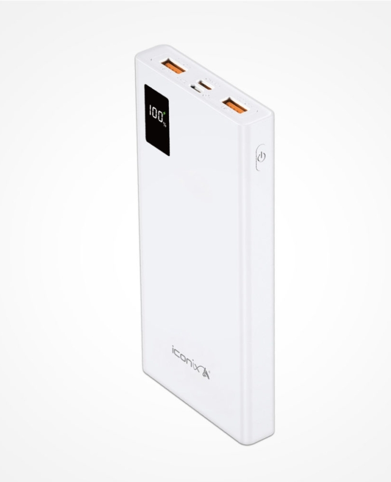 Power bank rapide 10 000 mAh, deux entrées et trois sorties, modèle IC-PB1521